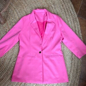 Hot Pink Blazer Size M perfect for Mean Girls Legally Blonde show 80s costume